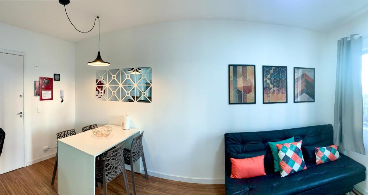 707- Apartamento Encantador, Amplo E Decorado, Quarto, Sala, Cozinha, Mobiliario Moderno, Cozinha Completa Com Utensilios , Excelente Vista Da Cidade E Localizacao Privelegiada No Bairro Bigorrilho 库里提巴 外观 照片